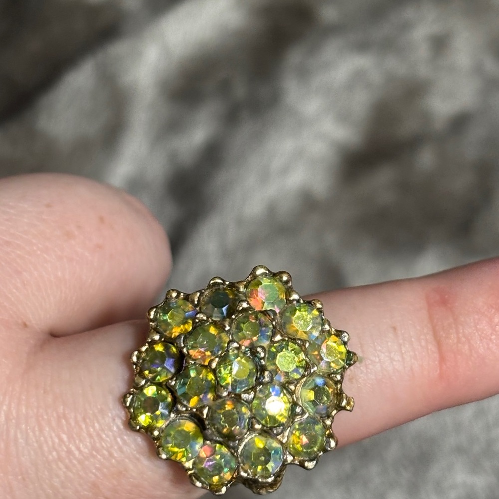 Vintage Glass Ring